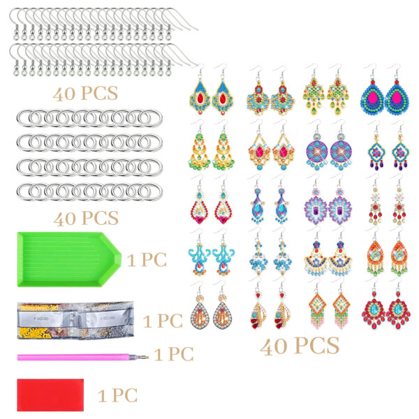 1c18609b-cc8d-4ed8-89cc-9ee4b1a050a2.jpg 20 Pairs Rhinestones Painting Earrings Making Kit