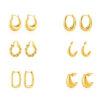 2510c917-71ce-4bdf-9b07-b17cfe9b0936.jpg Water Metal Drop Twist Exquisite Earrings