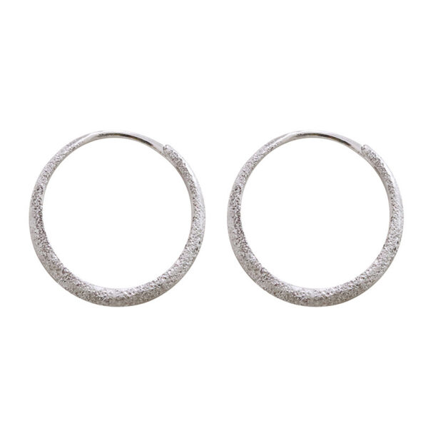 925 Sterling Silver Is Like A Star River Ear Ring Shiny Earring Ear Clip