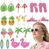 2a94d073-d5b2-46a6-a85e-fcad35a1f524.jpg 10 Pair Hawaii Theme Rhinestone Painting Earrings