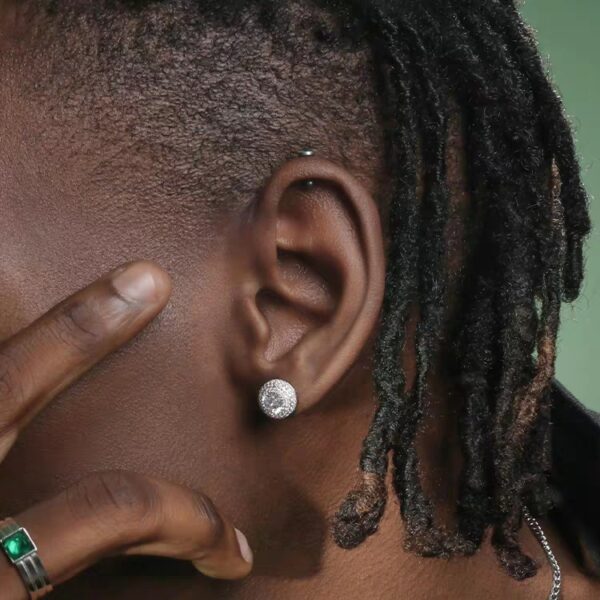 4337da03-3bd5-43be-9ac9-ad825fe7b1a5.jpg 1 Pair Hip Hop Wedding Zircon Stud Earrings,Sparkling,Unisex,Daily Accessories And Women's Jewelry