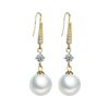 Temperament Fashion Earrings Face Slimming Golden Ear Rings