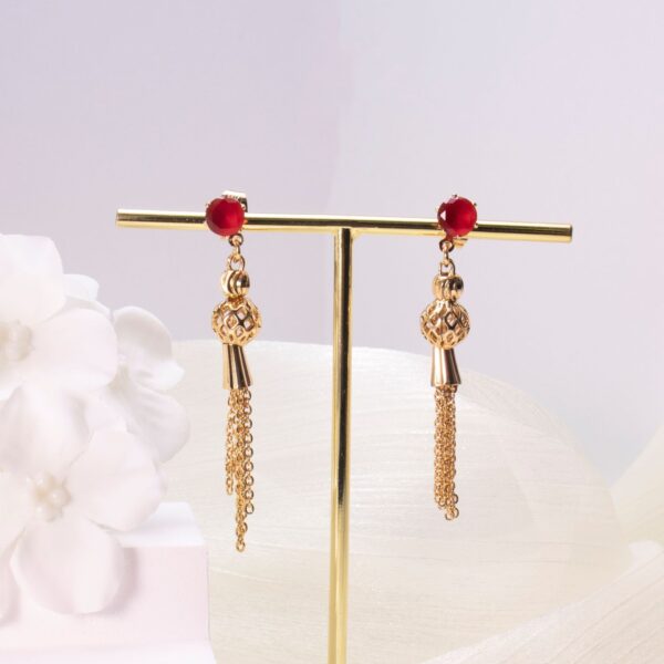58bcb631-2530-4046-a7cc-5e5536f2ae77.jpg Gold-plated Diamond Tassel Earrings Eardrops Jewelry For Women