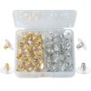 Delicate Little Items, There Are Two Styles Of Earrings With Uniquely Designed Rubber Stoppers, A Total Of 130 Pieces, Which Can Easily Protect Your Beloved Earrings.
