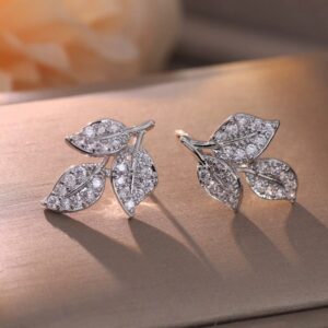 83c6e301-ff7d-48da-9139-540c3ab7bcea.jpg Women's Leaf Earrings Elegant And High-end Birthday Gift