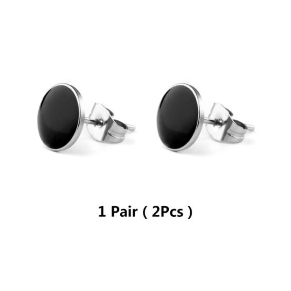86b907af-2b5e-453a-b605-7a33295344c6.jpg 1 Pair Of Pierced Earrings For Men And Women Punk Stainless Steel Earrings Hip Hop Fashion Earrings Party Date Holiday Gifts