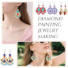 ab8394d5-9c30-4ef7-8659-5639854e003f.jpg 20 Pairs Rhinestones Painting Earrings Making Kit