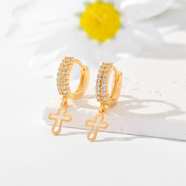 e43e7265-9633-4f54-ad67-8d4cf8a13ca2.jpg Popular Multi-style Design Gold-plated Ornament Cross Earrings