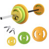 13240847-7b24-4b82-a72f-981735c7f35d-1.jpg 20kg Barbell Weights Set, Adjustable Weights With Non-slip Handle, For Women And Men Home Gym Exercise Weight Strength Training
